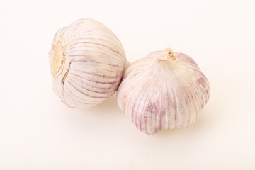 Fresh ripe and tasty garlic