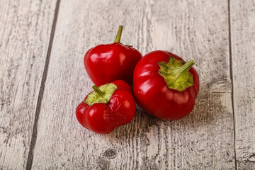 Red hot spicy cherry pepper