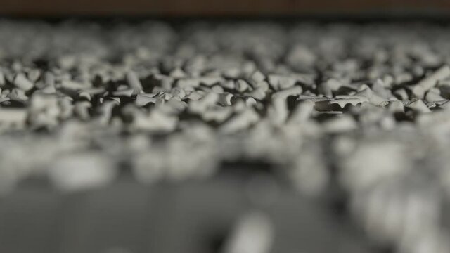 Different stages of manufacturing an industrial catalyst