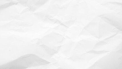 Obraz premium White Paper Texture background. Crumpled white paper abstract shape background with space paper recycle for text