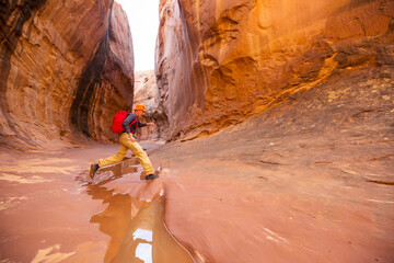 Slot canyon
