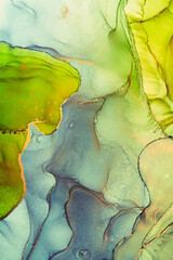 Obraz premium Alcohol ink art.Mixing liquid paints. Modern, abstract colorful background, wallpaper. Marble texture.Translucent colors