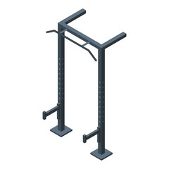 Workout equipment icon. Isometric of Workout equipment vector icon for web design isolated on white background