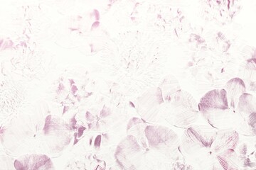 Rose background painted with metallic pink brush. 3D illustration. 3D render.