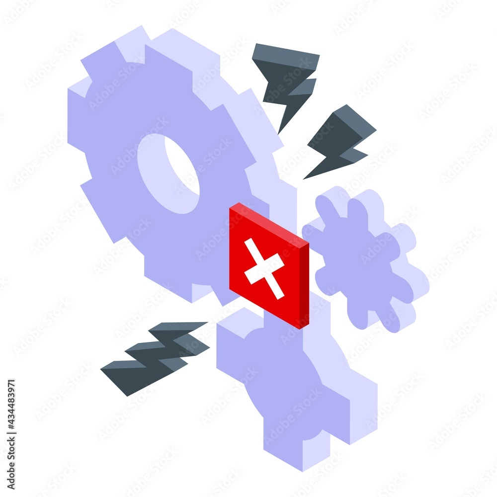 Poster malware system icon. isometric of malware system vector icon for web design isolated on white backgr