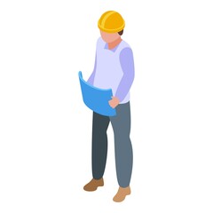 Architector crew icon. Isometric of Architector crew vector icon for web design isolated on white background