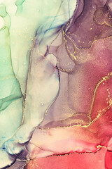 Alcohol ink art.Mixing liquid paints. Modern, abstract colorful background, wallpaper. Marble texture.Translucent colors