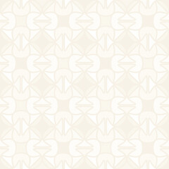 Seamless pattern. A texture composed of four-sided abstract shapes. Yellow shades. Editable.