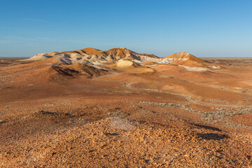 The Breakaways in the arid desert in South Australia