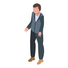 Democracy human icon. Isometric of Democracy human vector icon for web design isolated on white background