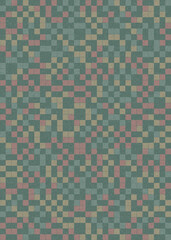 Abstract Geometric Pattern generative computational art illustration