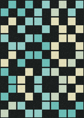 Abstract Geometric Pattern generative computational art illustration