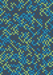 Abstract Geometric Pattern generative computational art illustration