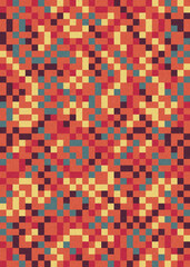 Abstract Geometric Pattern generative computational art illustration