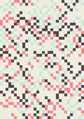 Abstract Geometric Pattern generative computational art illustration