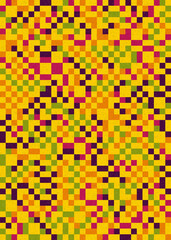 Abstract Geometric Pattern generative computational art illustration