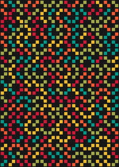 Obraz premium Abstract Geometric Pattern generative computational art illustration