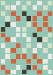 Abstract Geometric Pattern generative computational art illustration