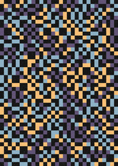 Abstract Geometric Pattern generative computational art illustration