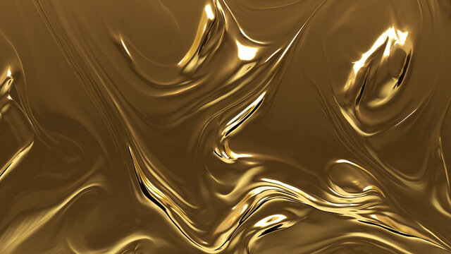 Liquid, Opulent, Gold texture. A Golden surface for Glistening, Luxurious Backgrounds.