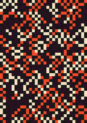 Abstract Geometric Pattern generative computational art illustration