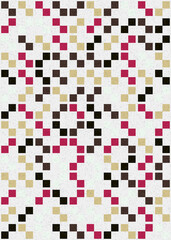 Abstract Geometric Pattern generative computational art illustration