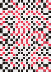 Fototapeta premium Abstract Geometric Pattern generative computational art illustration