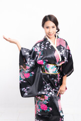 Japanese women wear kimonos.