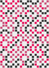 Abstract Geometric Pattern generative computational art illustration