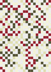 Abstract Geometric Pattern generative computational art illustration