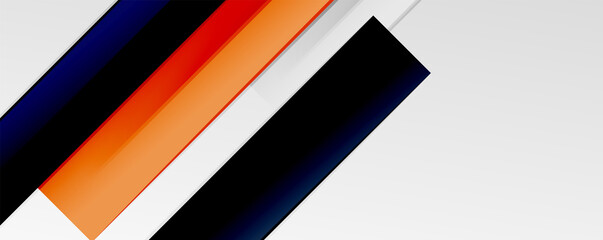 Multicolored lines background. Design template for business or technology presentations, internet posters or web brochure covers