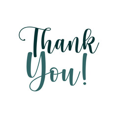 sentence thank you dark and light green