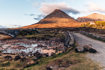 Sonnenuntergang in Schottland auf der Isle of Skye