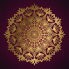 Mandala luxury background design