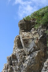 scogliera sul mare,sori(ge) italia.