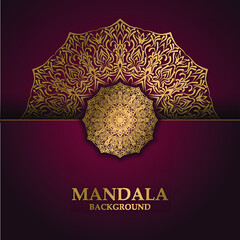 Mandala luxury background design