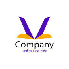 abstract logo of two intersecting L letters