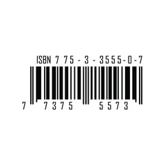 image of a black barcode vector