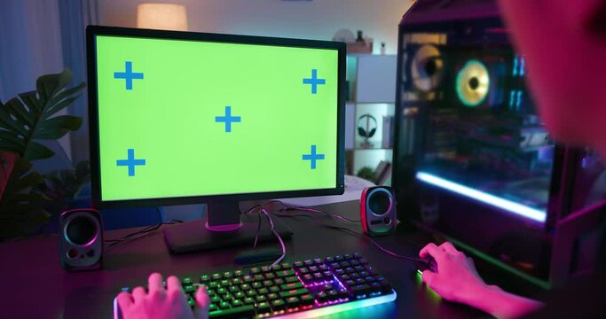 Green Screen For Cybersport Game