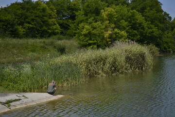 Borovacko Lake near the Vojvodina town of Vrdnik, Serbia.