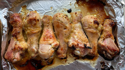 Grilled chicken legs