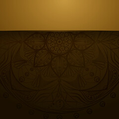 islamic and mandala background with ornament