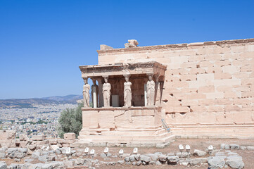 Obraz premium example of perfect proportions and eternal style ionic columns