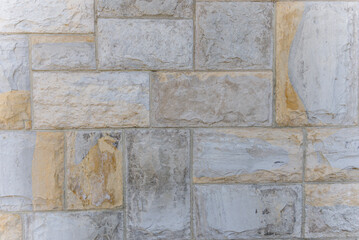 stone texture. background of rectangular stone blocks