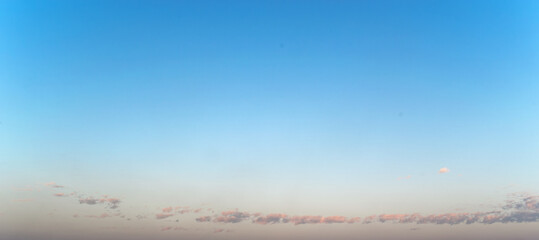 A sunset painting the cloud