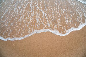 Fototapeta na wymiar surf tranquil sunlight hot tide bay shiny