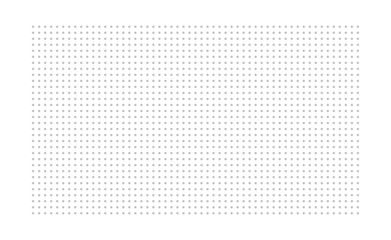 Grid paper. Dotted grid on white background. Abstract dotted transparent illustration with dots. White geometric pattern for school, copybooks, notebooks, diary, notes, banners, print, books