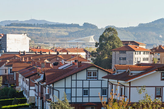 Sondika village, in Vizcaya province, Spain