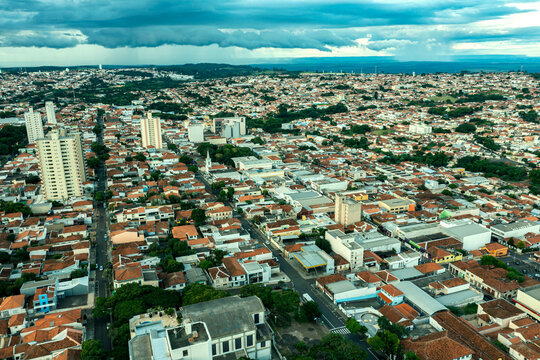 City of Botucatu in Sao Paulo, Brazil, South America. 