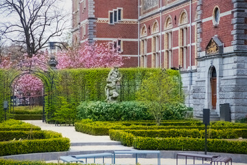 28 April 2021, Amsterdam, Netherlands, The Rijksmuseum is a Dutch national museum dedicated to arts and history